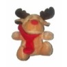 Peluche doudou Renne elan Caribou marron beige orangé (26548)
