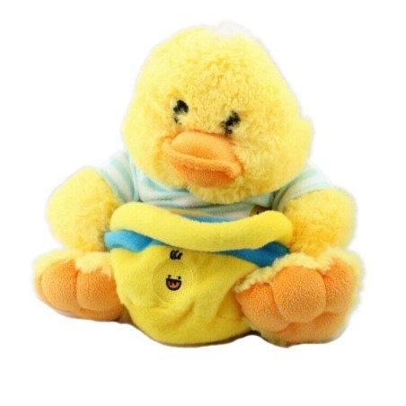 Peluche Canard Jaune Sac 30 cm Fizzy (23380)