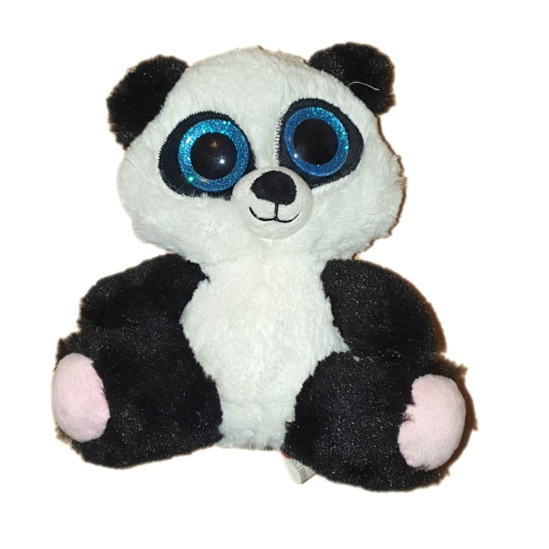 Peluche Panda Les Zamipets 18 cm Yeux brillants FIZZY  (24629)