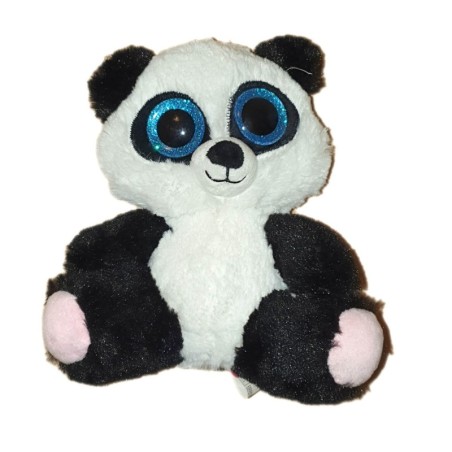 Peluche Panda Les Zamipets 18 cm Yeux brillants FIZZY  (24629)
