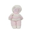 Peluche poupée doudou fille esquimau blanc rose rayures Corolle 35 cm (28212)