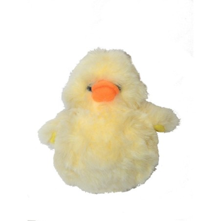 Ancienne Peluche Canard poussin jaune Jemini 20 cm (27244)