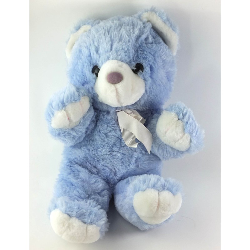 Vintage Ancienne peluche ours bleu 48 cm Cuddle Wit (24499)