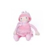 Poupée doudou en tissu Corolle 2010 fleur jupe rayée 40 cm (28348)