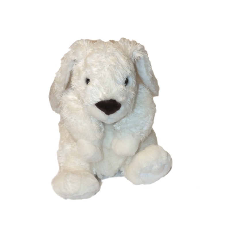 Peluche Lapin Cartepostalerie Val Cenis 25 cm nez marron CMP (27589)