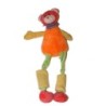 Doudou Peluche ours orange Foulard - PLAYKIDS - CMI - H 43 cm Ref 23100174 (26670)