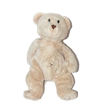 Peluche doudou Ours beige Happy Horse Croix Nombril 32 cm (26698)