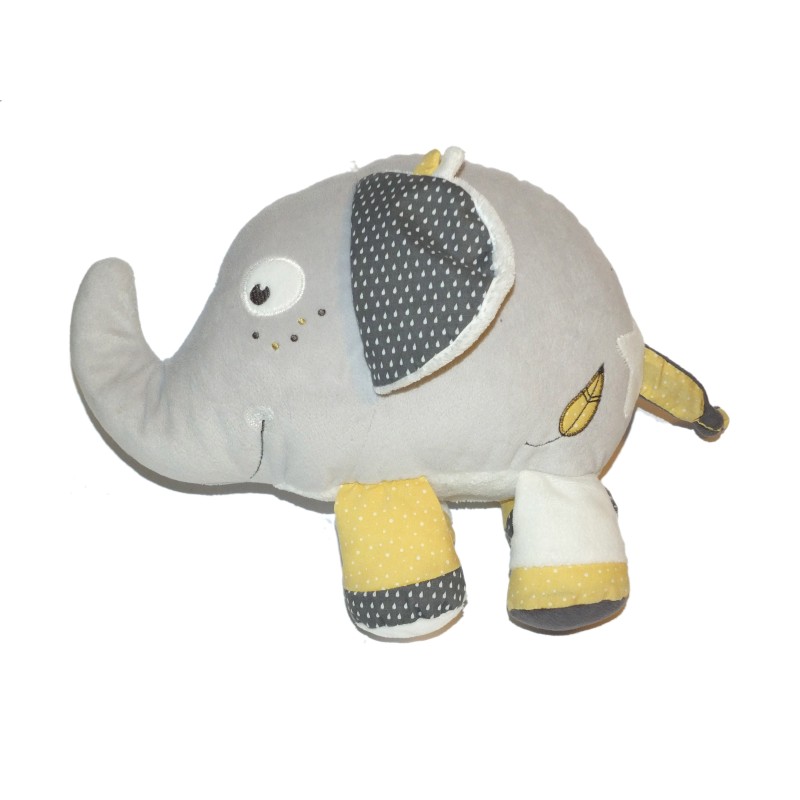 Doudou grand modèle babyfan Elephant Sauthon (26929)