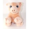 Peluche doudou Cochon rose Baby Adoptable 24 cm Yeux bleus (25144)