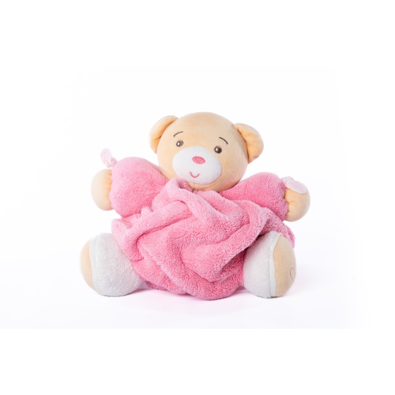Kaloo Peluche Doudou Ours Plume Patapouf rose Framboise - 25 cm (28280)
