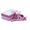 Doudou et Compagnie Lapin Cerise rose fushia Attache Tétine DC2701 (28454)