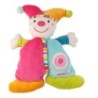 Doudou Lutin clown bleu rose BABYSUN (25945)