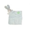 Doudou plat lapin rayures pomme OBAIBI (26754)