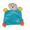 Doudou Plat Ours bleu bateau CP INTERNATIONAL (24260)