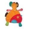 Doudou plat Elephant orange rouge soleil Safari Babyfehn Babysun  (25484)