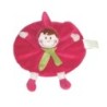 Doudou Lutin Chaperon rose Fuschia echarpe Verte Kimbaloo (23389)