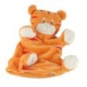 Doudou marionnette chat tigre orange Kimbaloo La Halle (19521)