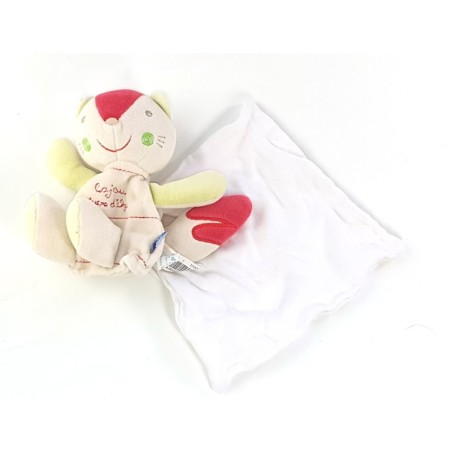 Doudou chat Cajou Mouchoir Sucre d Orge (24771)