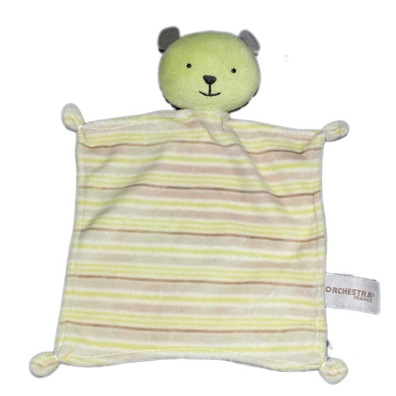 doudou-ours-vert-plat-rayures-orchestra (15546)