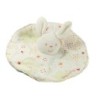 Doudou plat rond Lapin blanc SUCRE D'ORGE (18236)