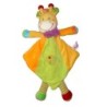 Doudou plat Girafe jaune vert Pommette Nr196868 (9053)