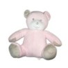 doudou peluche ours rose gris 18 cm Musti de Mustela (19841)
