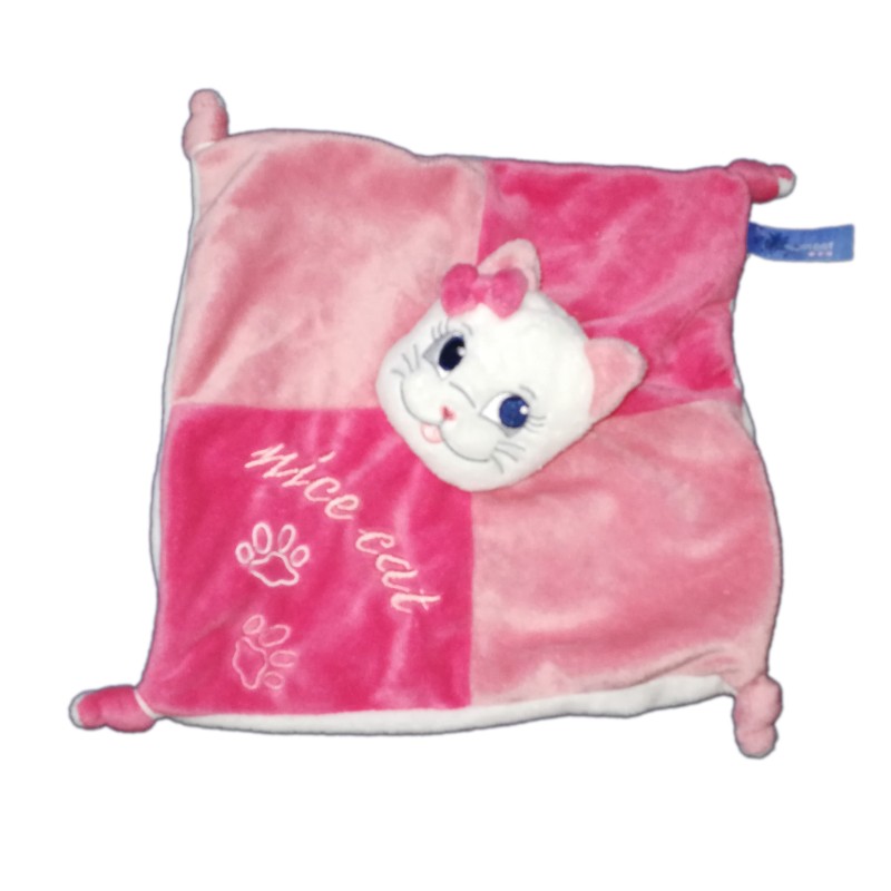 Doudou plat Chat rose Tout Simplement Casino Mice Cat 579/1122 (19717)
