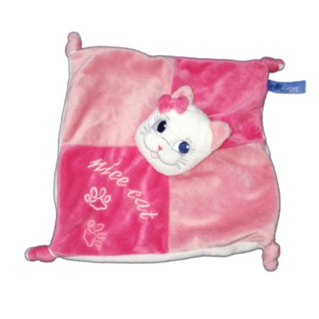 Doudou plat Chat rose Tout Simplement Casino Mice Cat 579/1122 (19717)