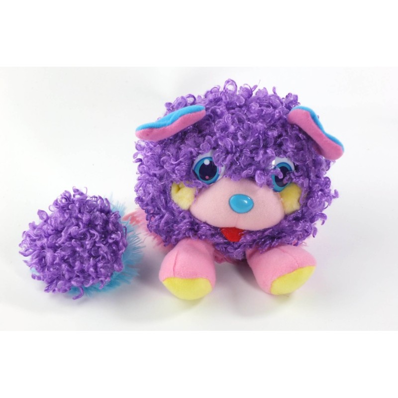 Peluche POPPLES Boule Puffling violet rose 2007 (20740)