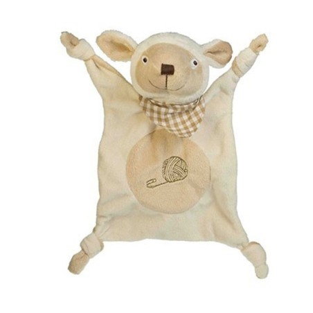 Doudou plat Mouton Beige La Ferme Les Petites Marie (23703)