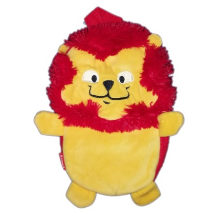 Doudou peluche bouillotte Lion jaune Animals 26 cm Vendu sans bouillotte (19893)