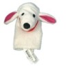 Peluche Doudou Marionette Mouton agneau Caniche Chien blanc IKEA  (19741)