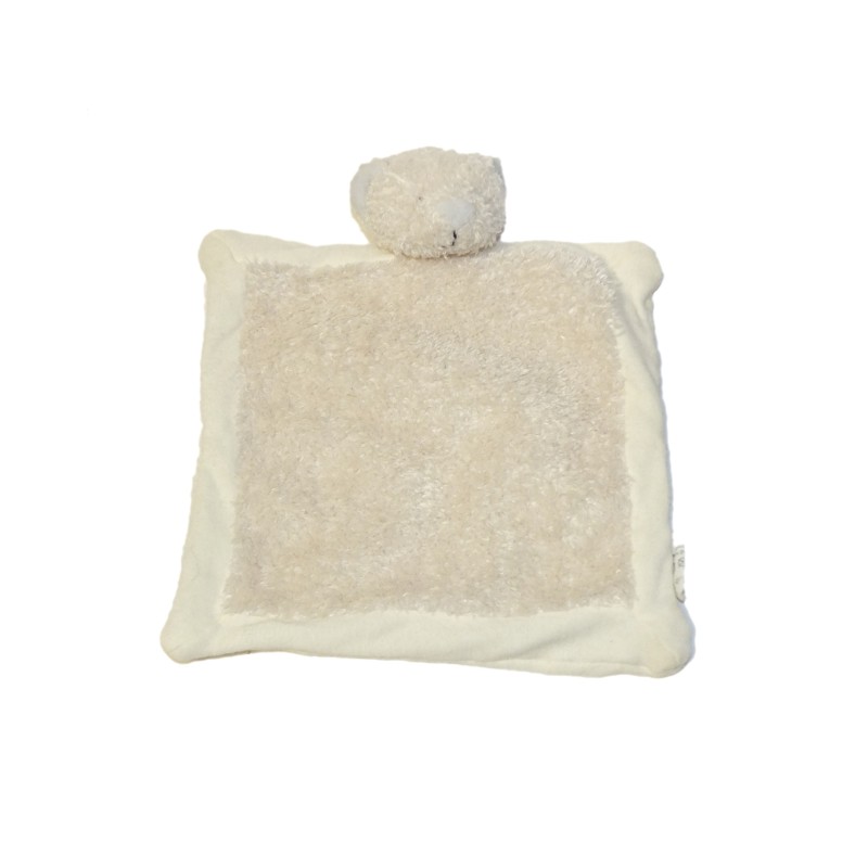 Doudou plat ours blanc Nature et Découvertes (27744)