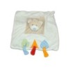 Doudou plat Ours blanc beige Arbres Kiabi (14999)