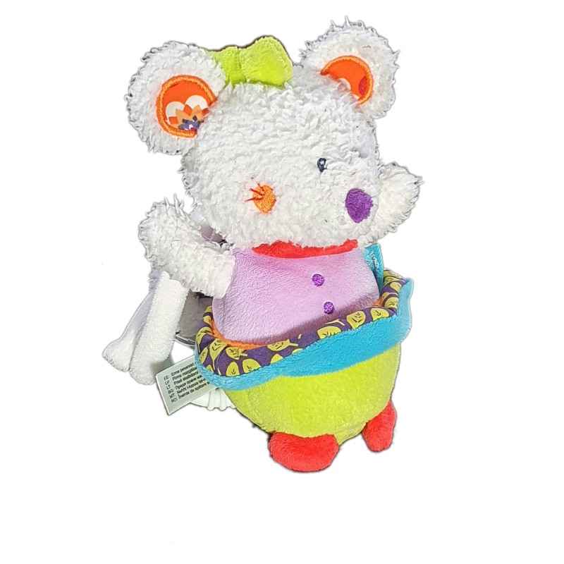 Doudou Souris Musicale 18 cm Babysun (23004)