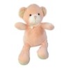 Peluche doudou Ours rose Noeud 24 cm Nounours (25176)