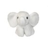 Ancienne Peluche Elephant blanc Made In France Vintage 20 cm Boulgom Nounours (27811)