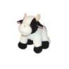 Doudou peluche vache noire blanche Nounours 18 cm (27600)