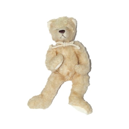 Peluche ours beige nez marron Les Petites Marie (27265)