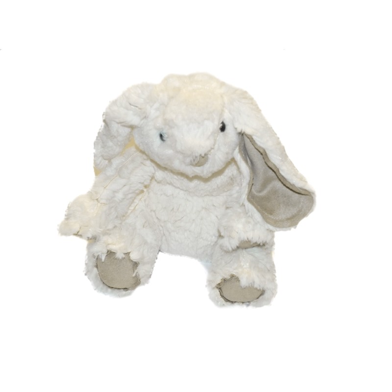 Peluche Doudou Lapin blanc Les Petites Marie 20 cm (27396)