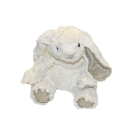 Peluche Doudou Lapin blanc Les Petites Marie 20 cm (27396)
