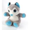 Doudou peluche chien Husky gris bleu blanc Petillous Gipsy 20 cm (20922)
