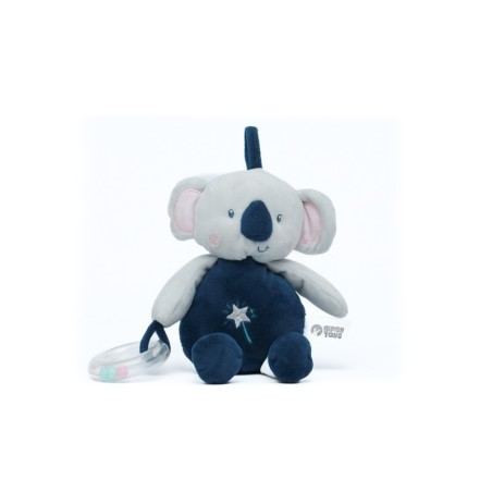 Doudou eveil Koala bleu gris Etoile filante Gipsy Toys 20 cm (28367)