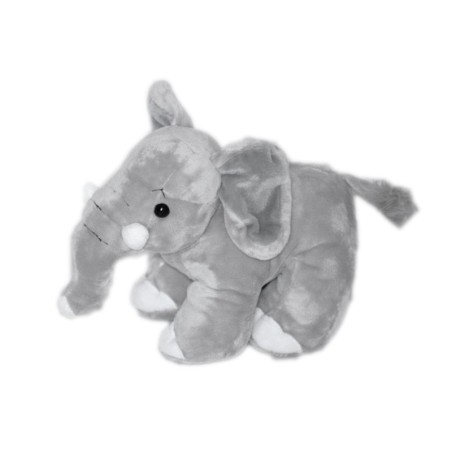 Doudou peluche elephant gris Gipsy hauteur 20 cm (18822)