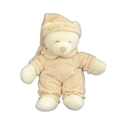 Doudou peluche OURS beige GIPSY H 28 cm Collections Peluches (12433)