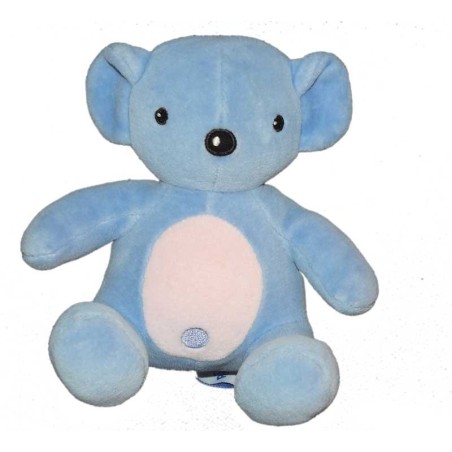 Doudou Panda bleu POMMETTE assis 16 cm (15125)
