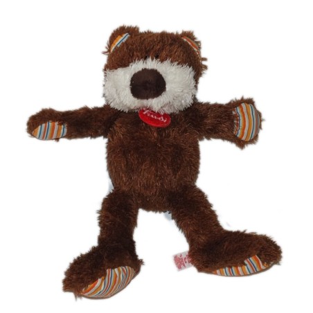 Peluche doudou Ours marron TRUDI 27 cm (26655)