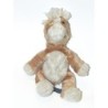TRUDI - Doudou peluche cheval beige doré 28 cm (28194)