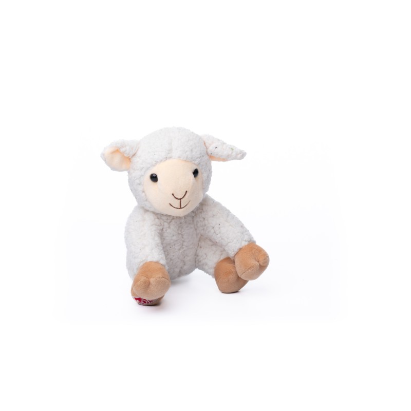 Peluche doudou Mouton Agneau blanc Soignon 22 cm (28301)