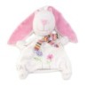 CP INTERNATIONAL Doudou Lapin plat Fleur Echarpe (25883)